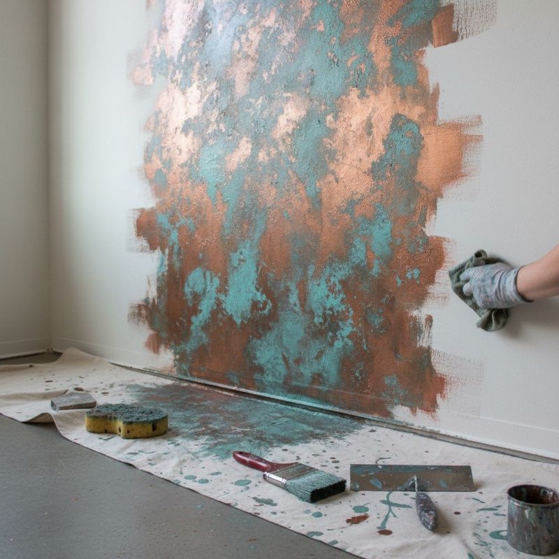 Faux Finish Painting detail